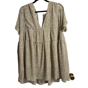 Gaudie Animal Print Dress Ties V-Neck Size Large‎